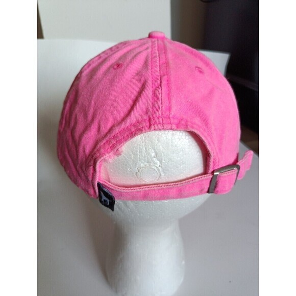 Victoria's Secret Hat PINK NATION Baseball Cap Neon Pink Sports Adjustable Back - Picture 5 of 10